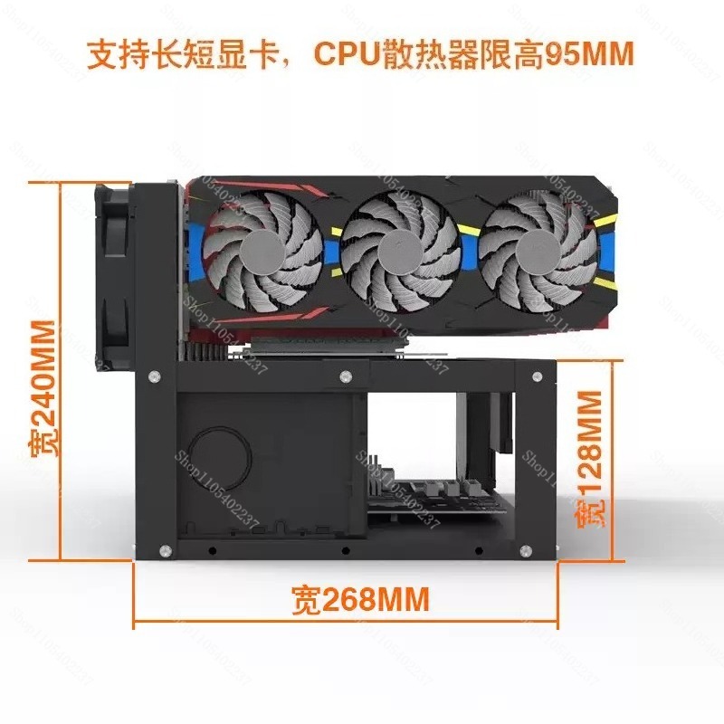 Gpu Mining Rig Frame 8 Gpu - オープンフレームGPUマイニングリグフレーム、6/8枚のグラフィックカード用ブラケット、グラフィックカードの取り付けと固定用の金属製サポートラック