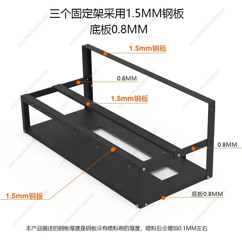 6/8 GPU対応オープンエアマイニングリグフレーム用垂直ス - Gpu Mining Rig Frame 8 Gpu のレビューと価格