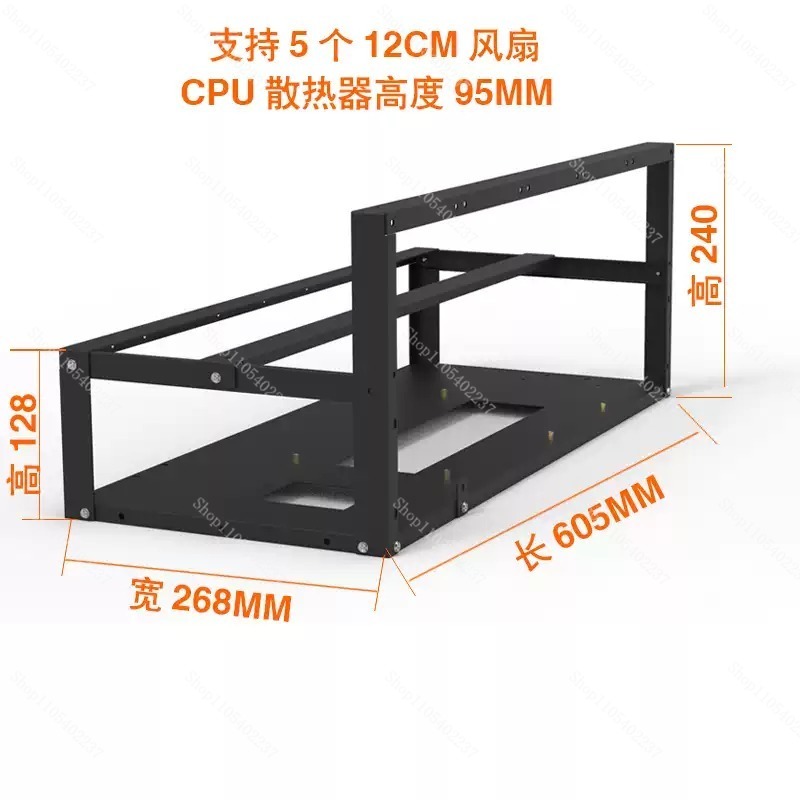 オープンフレームGPUマイニングリグフレーム、6/8枚のグラ - Gpu Mining Rig Frame 8 Gpu のレビューと価格